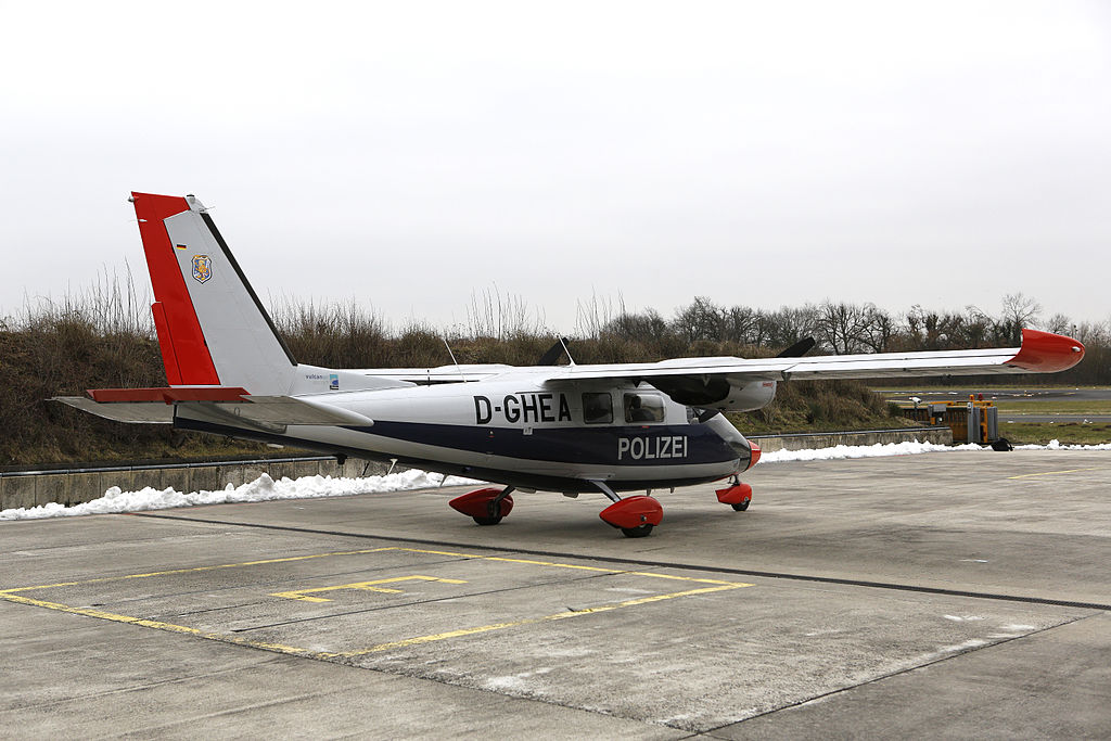 Partenavia P.68 Observer 2 vu de l'arrière