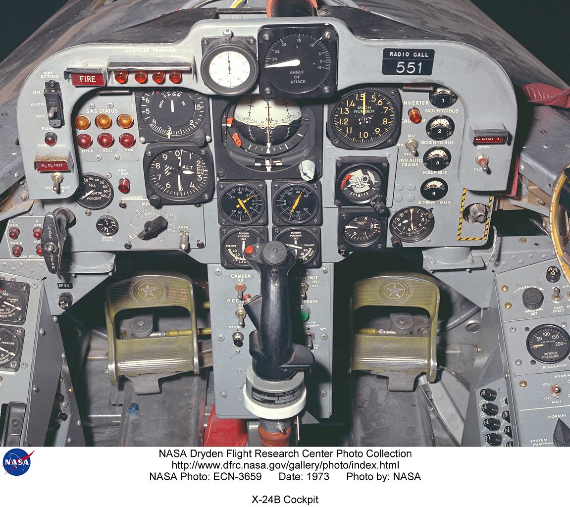 Martin-Marietta X-24B - Cockpit