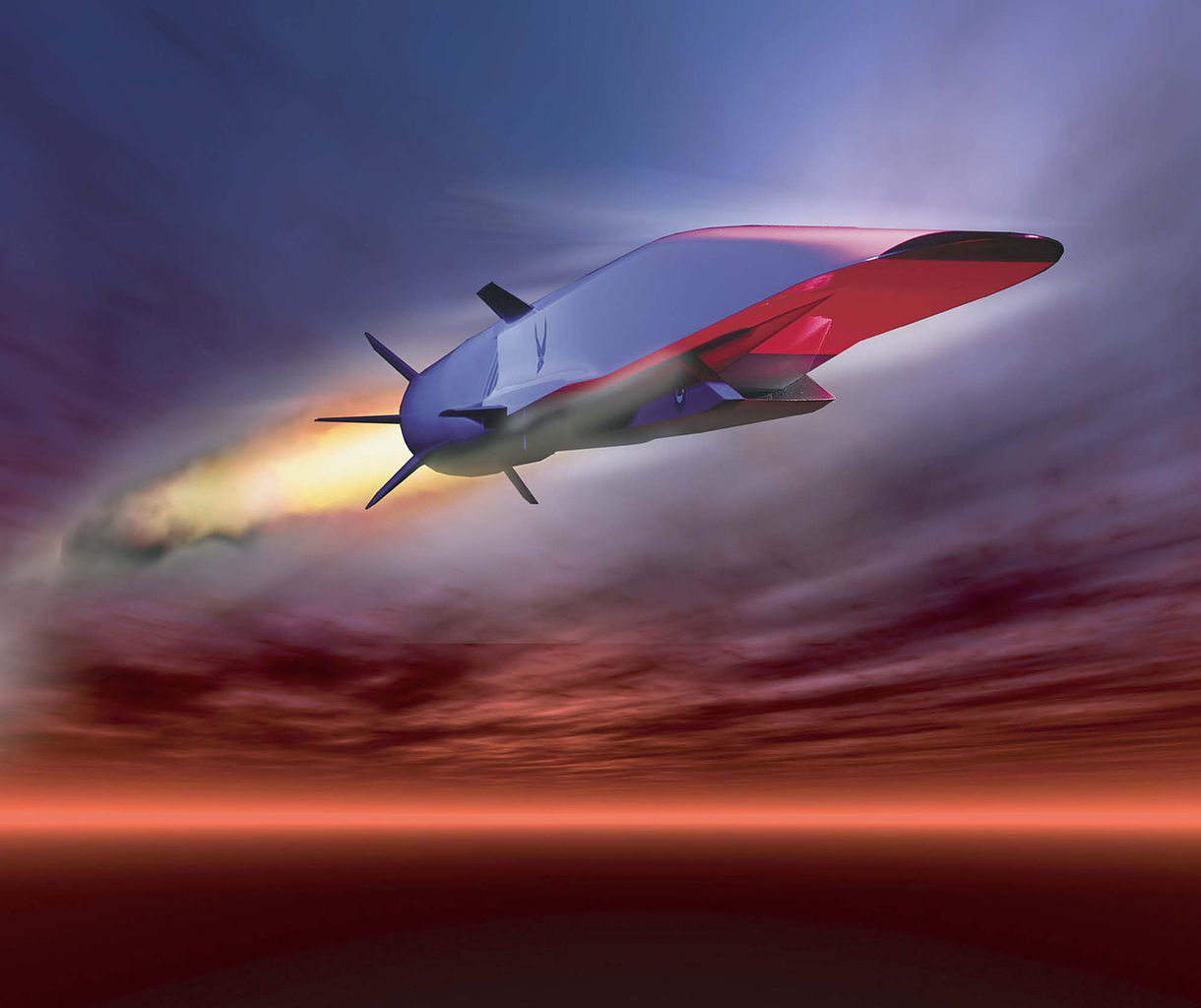 Boeing X-51A Waverider en vol - Impression d'artiste