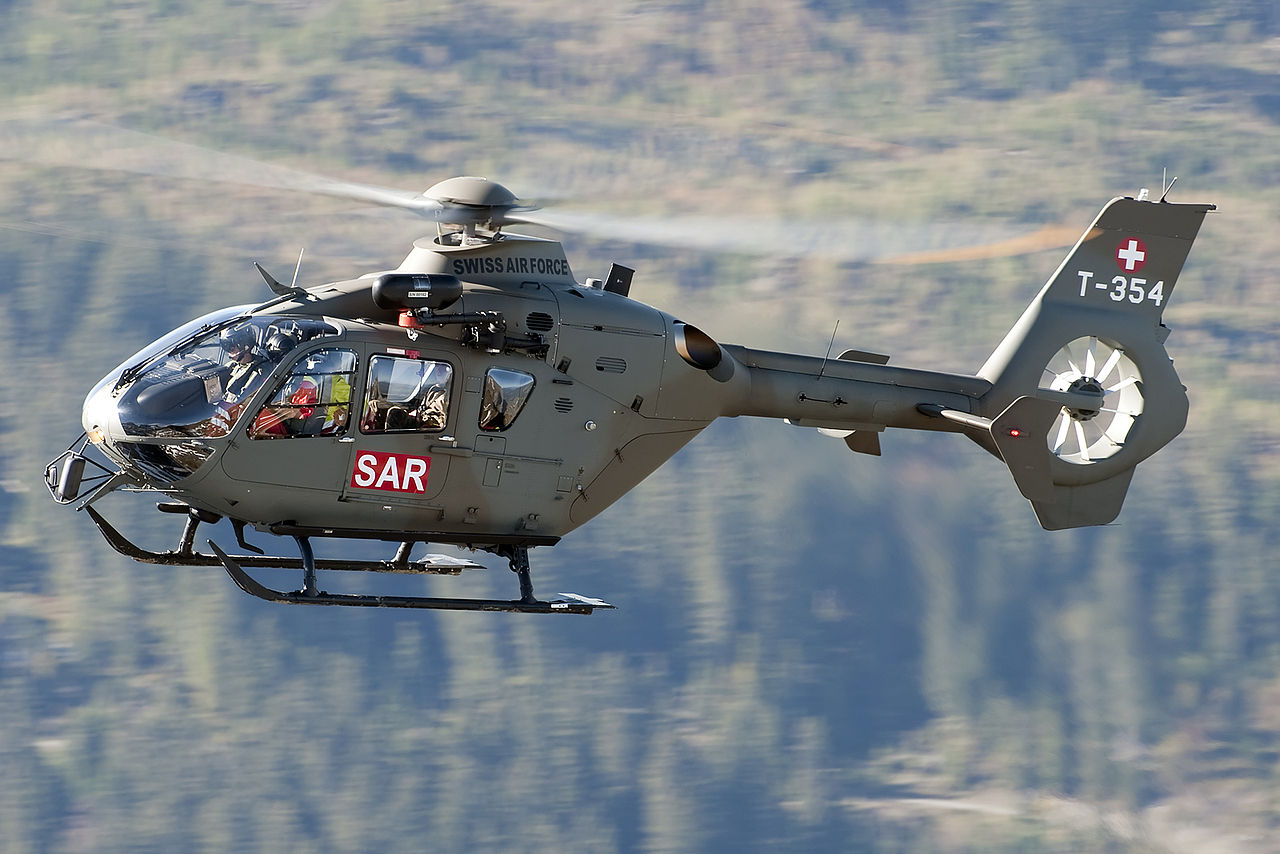 Eurocopter EC635 P2+ suisse en vol