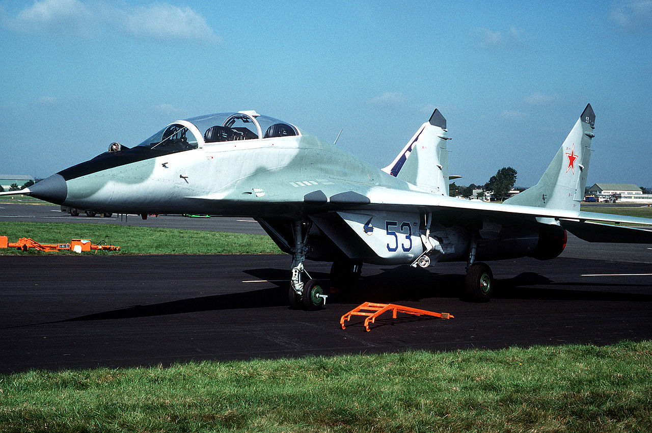 Mikoyan-Gourevitch MiG-29UB - Prototype n°3 à Farnborough