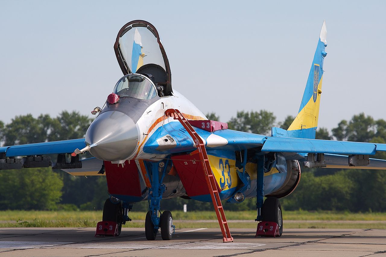 Mikoyan-Gourevitch MiG-29 Izd. 9.13 de la patrouille Ukrainian Falcons
