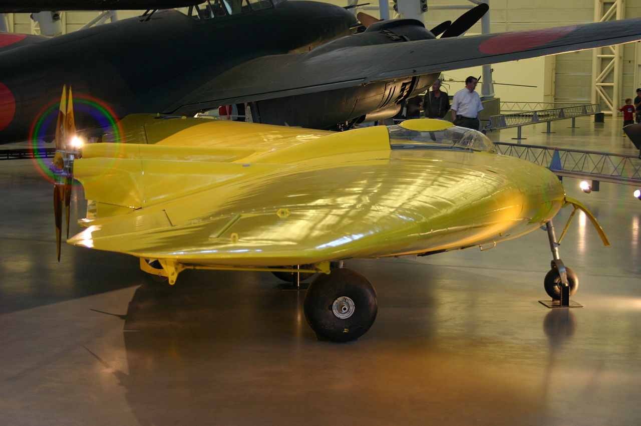 Northrop N-1M sans dièdre vu de profil