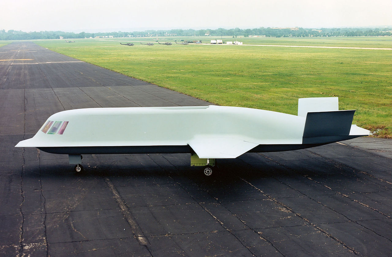 Northrop Tacit Blue vu de profil