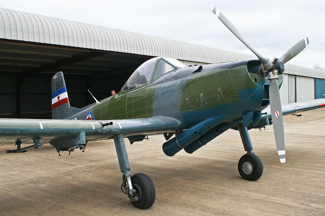 Soko J-20 Kraguj vu de l'avant