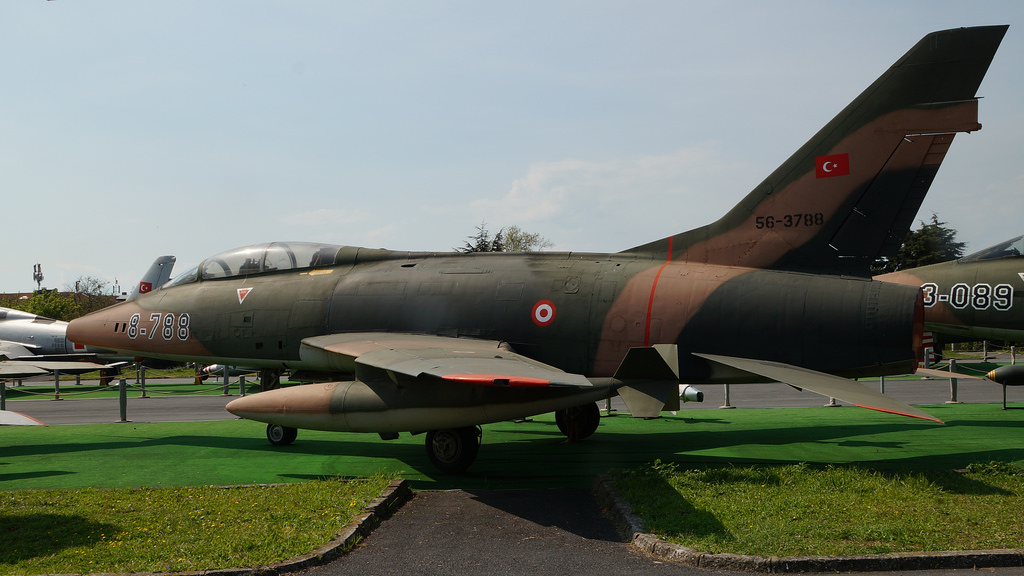 North American F-100F Super Sabre turc