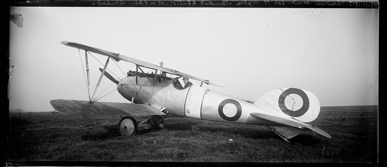 Albatros D.V capturé par les Français