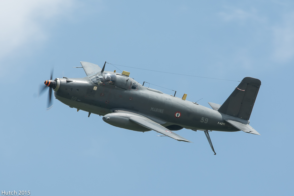Bréguet 1050 Alizé en vol par Hutch