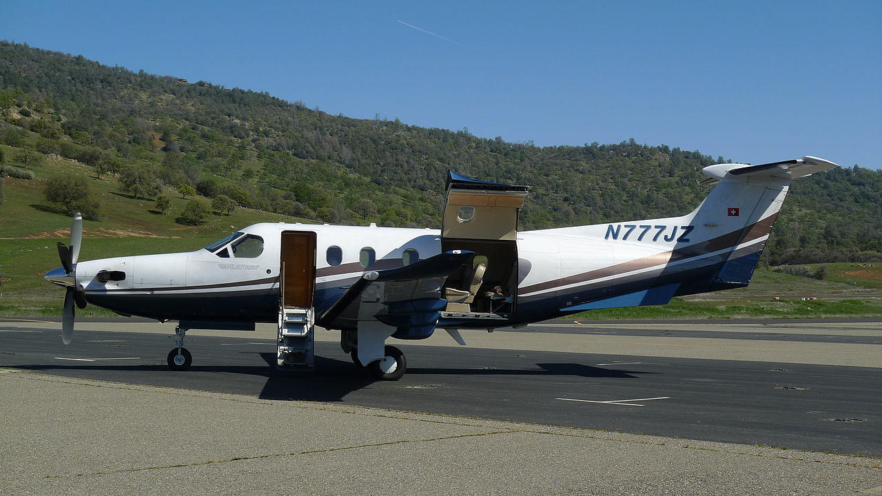 Pilatus PC-12 vu de profil
