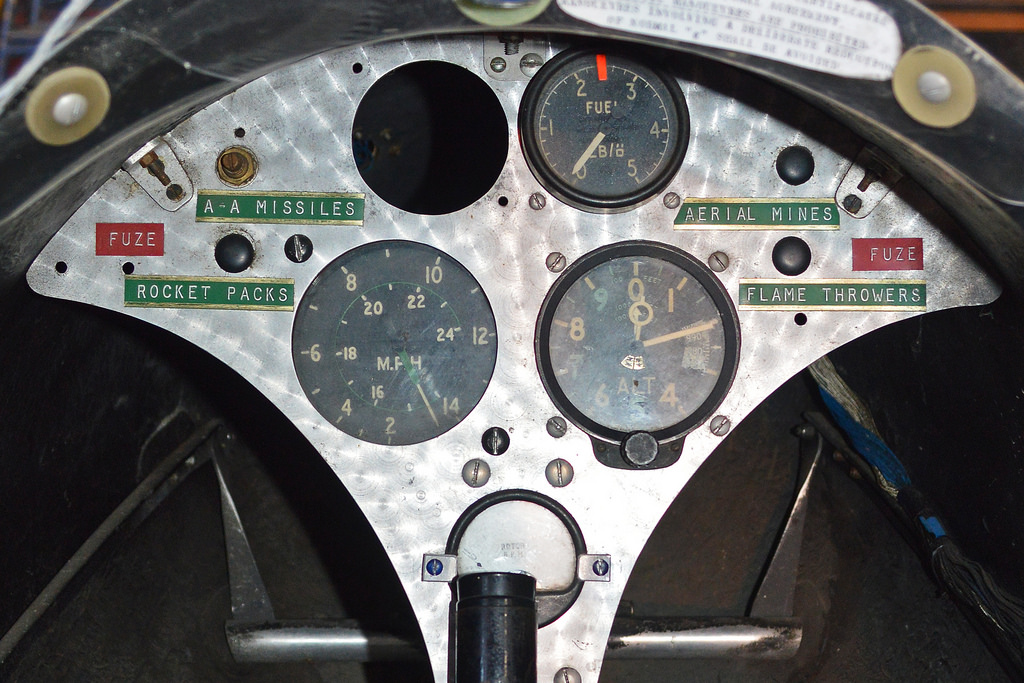 Wallis WA-116-007 Little Nellis - Cockpit