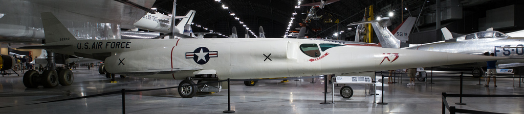 Douglas X-3 Stiletto exposé vu de profil