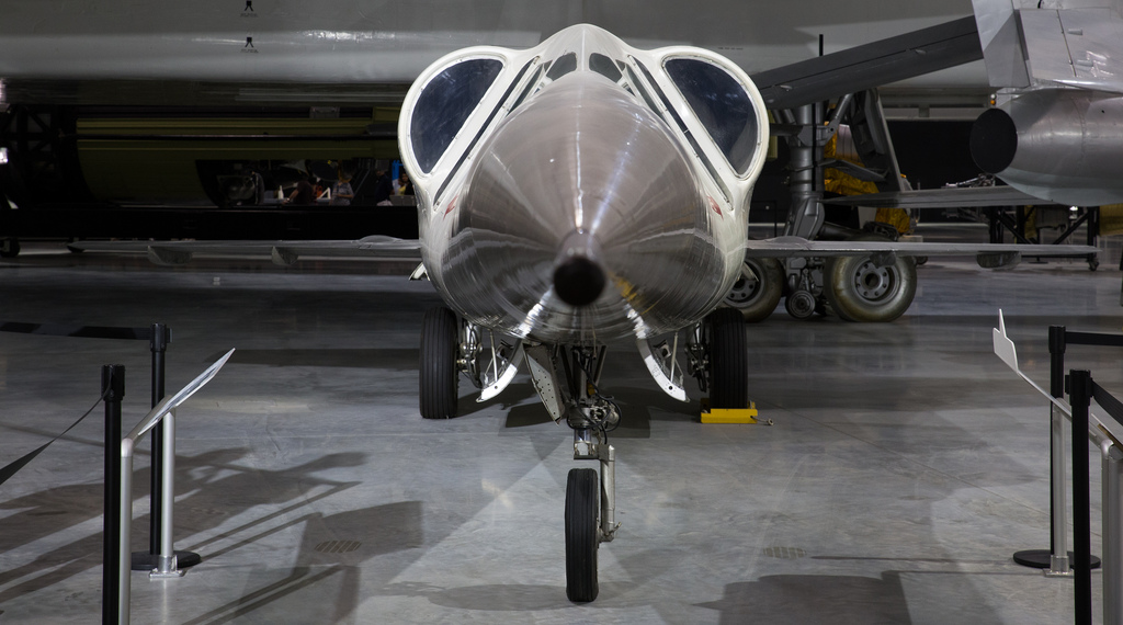 Douglas X-3 Stiletto exposé vu de front