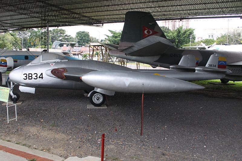De Havilland DH-112 Venom FB.54 venezuelien