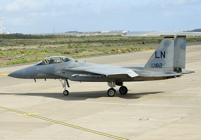 McDonnell Douglas F-15D de l'USAF au sol