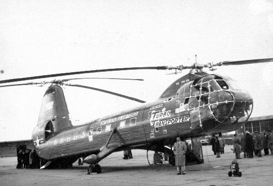 Piasecki YH-16 au sol