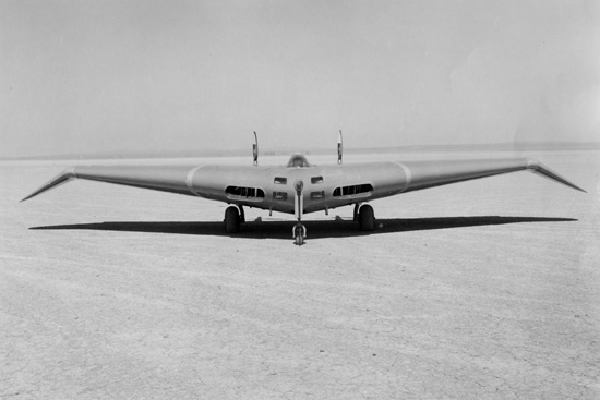 Northrop N-1M vu de front