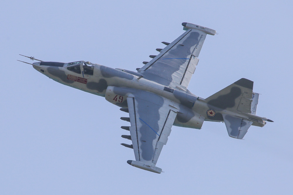 Sukhoï Su-25K nord-coréen en vol