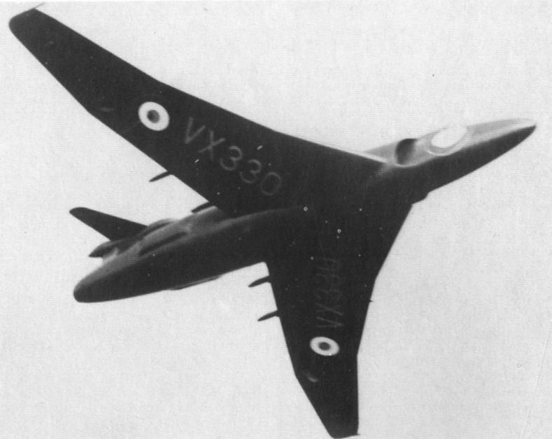 Handley Page HP.88 en vol vu d'en-dessous