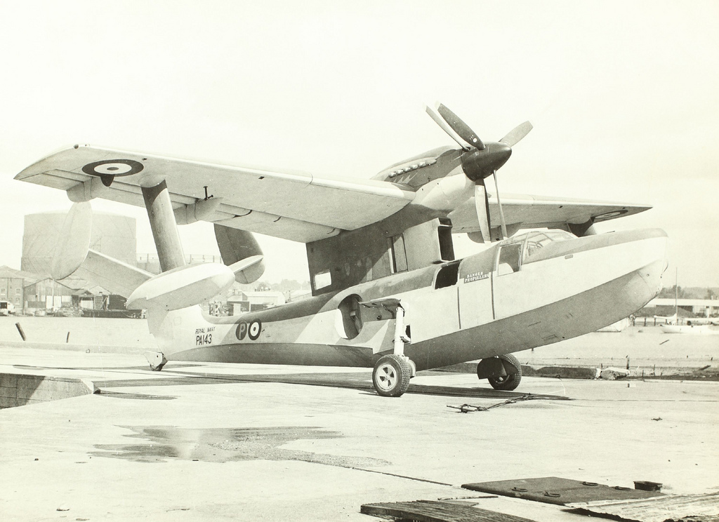 Supermarine 381 Seagull - Prototype au sol