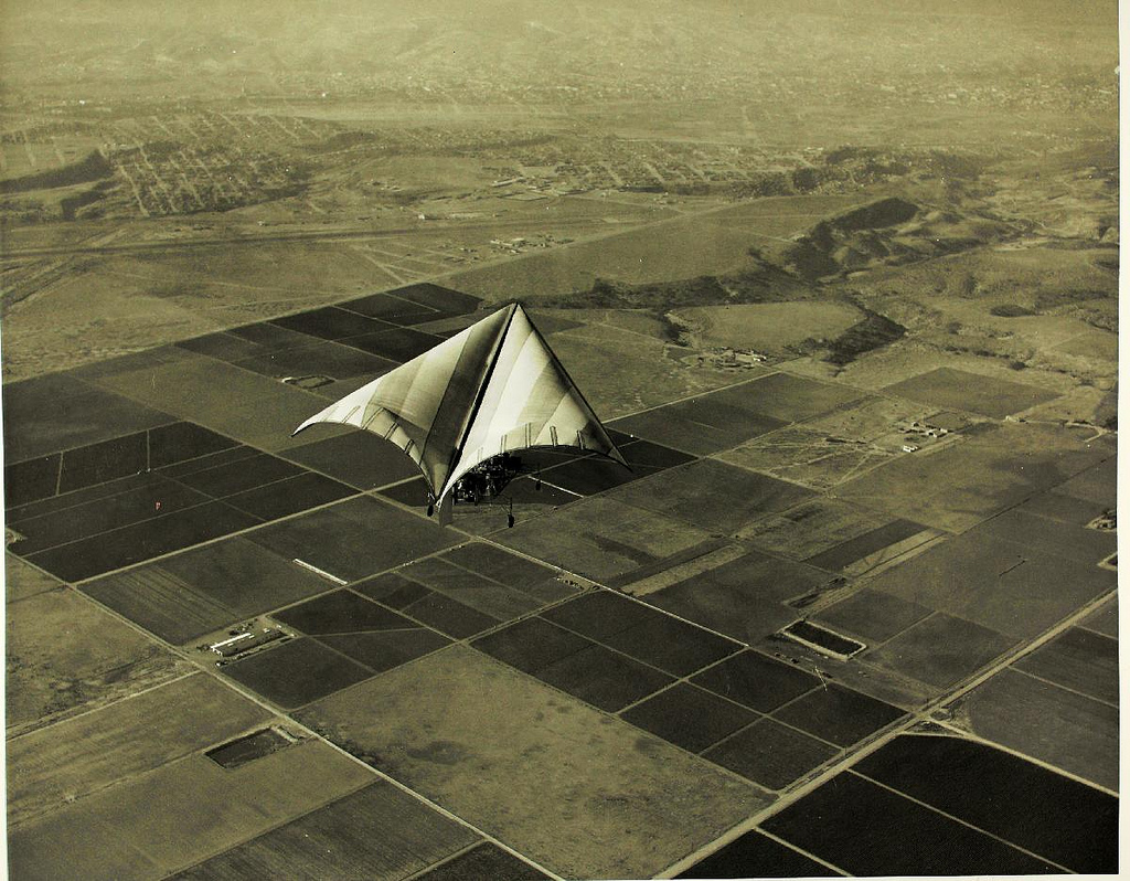 Ryan XV-8 en vol vu de l'arrière