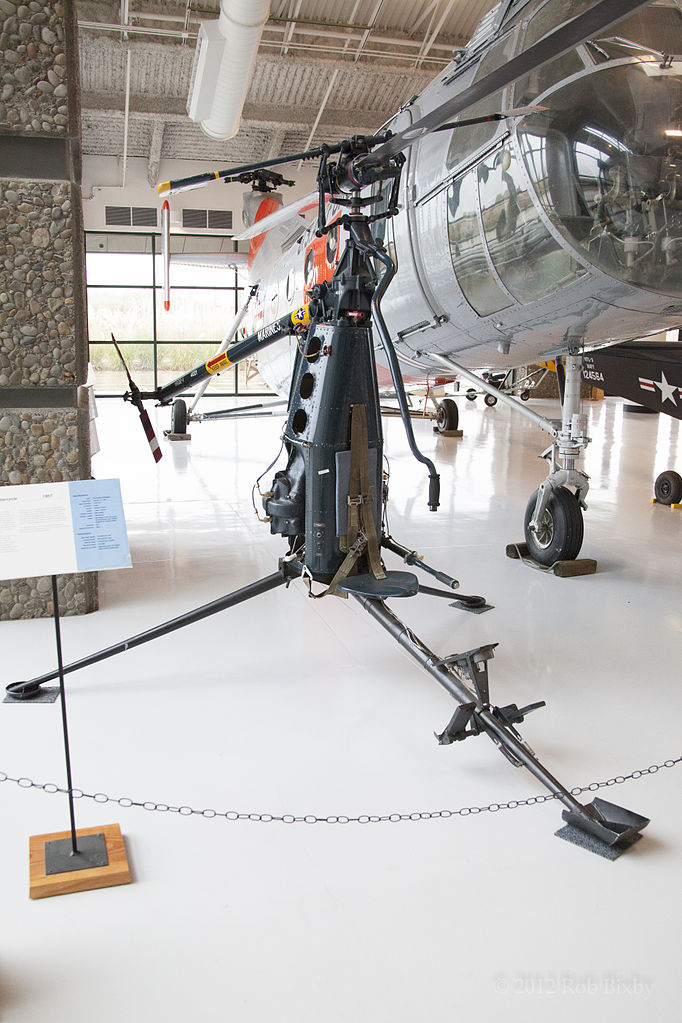 Hiller ROE Rotorcycle vu de face