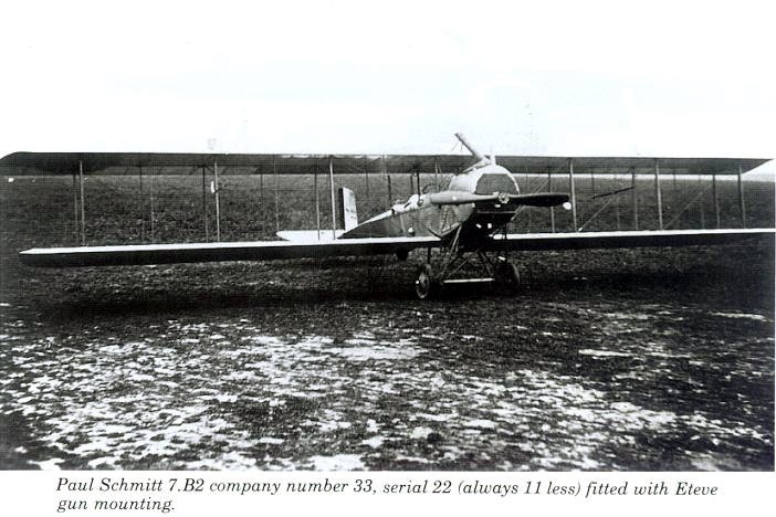 Paul Schmitt Type 7 vu de l'avant