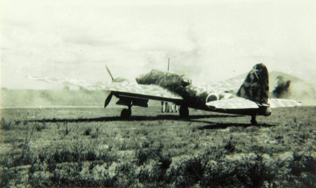 Kawasaki Ki-45 "Nick" vu de l'arrière