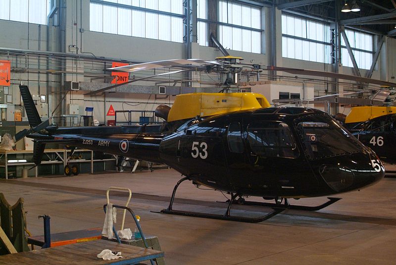 Aérospatiale AS350 BB Écureuil (Squirrel HT.2) de l'armée britannique