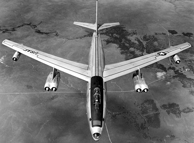 Boeing B-47 Stratojet (RB-47E) de l'USAF en vol