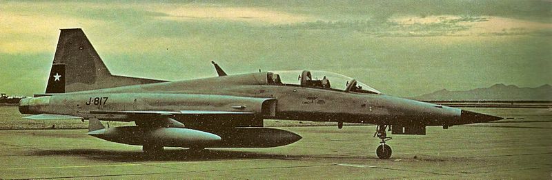 Northrop F-5F Tiger II chilien