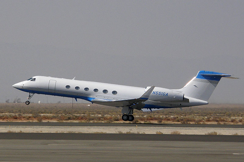 Gulfstream V (G-V) civil au décollage