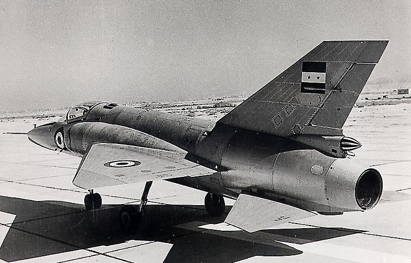 Helwan HA-300 vu de l'arrière