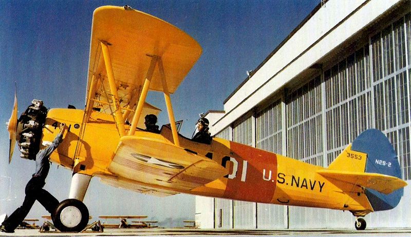 Boeing-Stearman 75 Kaydet (N2S-2) de l'US Navy