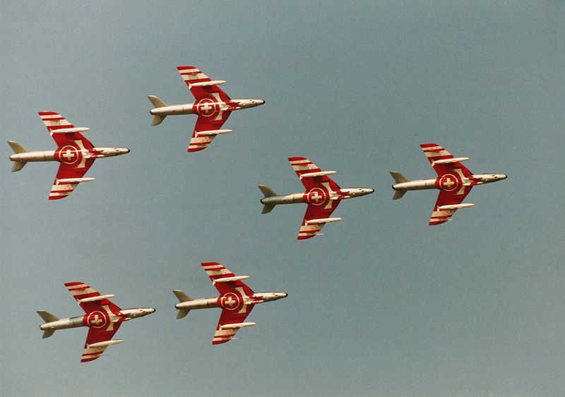 Hawker Hunter de la Patrouille Suisse