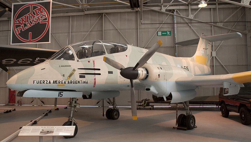FMA IA-58A Pucara argentin au musée de Cosford
