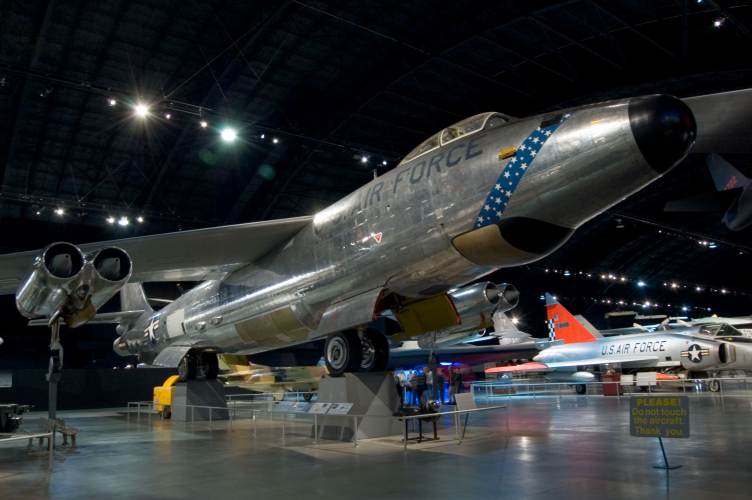 Boeing B-47 Stratojet (RB-47H) de l'USAF exposé