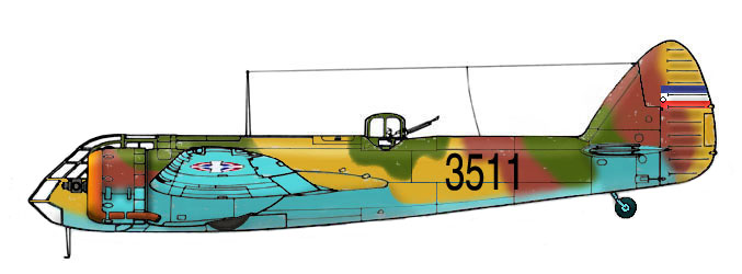 Bristol Blenheim I yougoslave, profil
