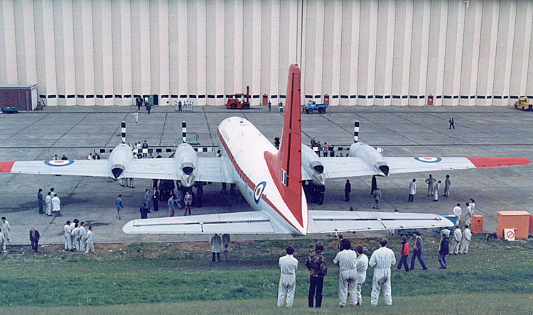 Bristol 175 Britannia C.2 vu de l'arrière