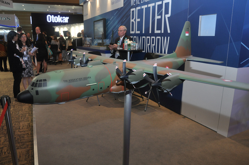 Lockheed-Martin C-130J Super Hercules aux couleurs indonésiennes - Maquette de prospective