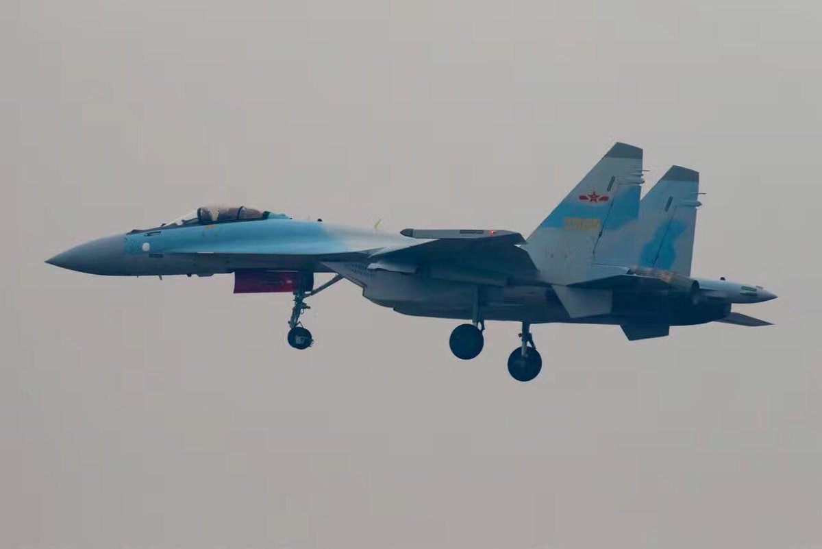 Sukhoï Su-35SK chinois en vol