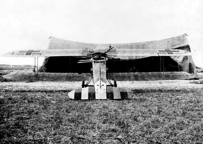 Halberstadt CL.II du Deuxième Reich vu de derrière