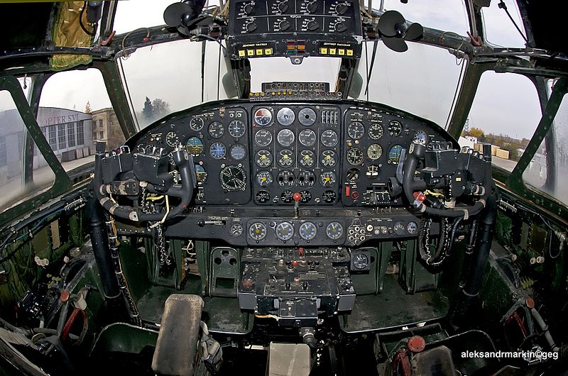 Myasishchev M-4 Bison (VM-T) - Cockpit