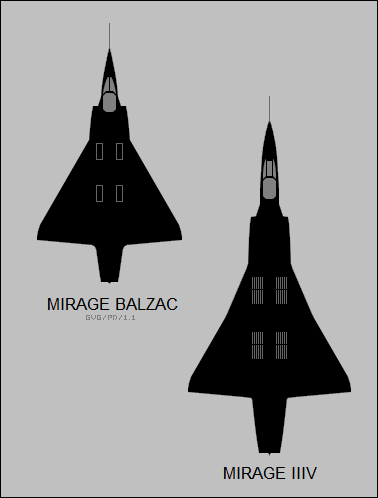 Dassault Balzac V et Mirage III V