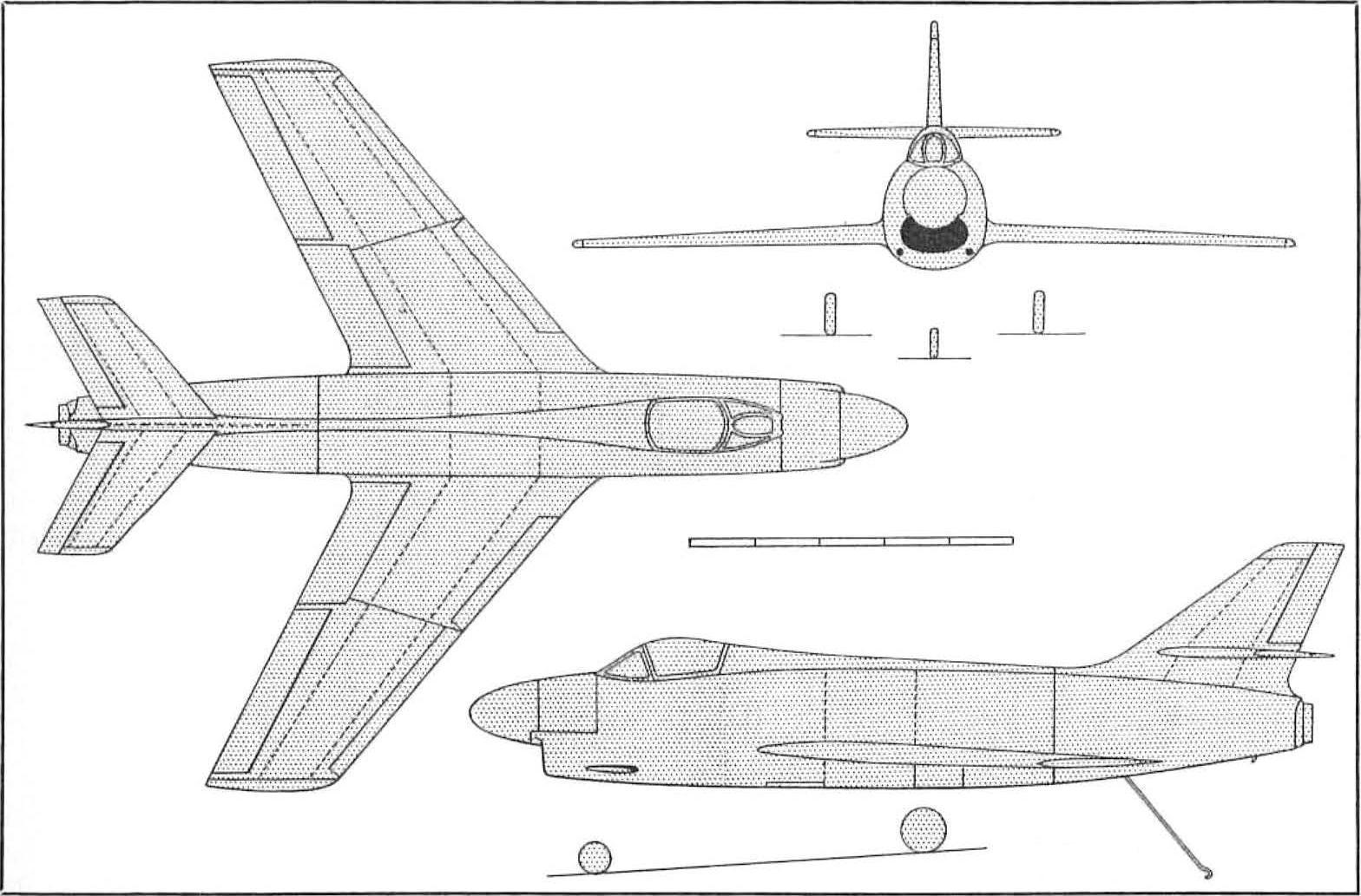 Dassault Mystère IV M - Design n°2