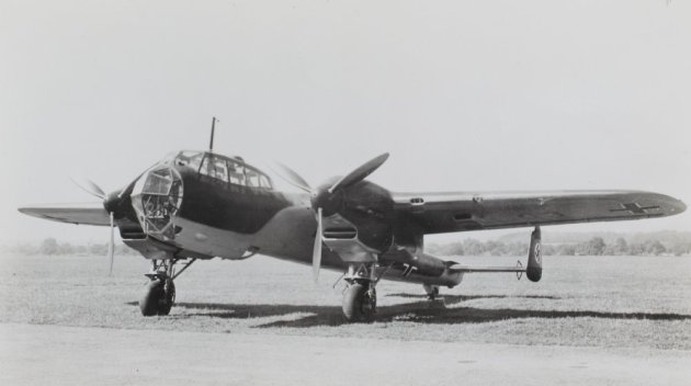 Dornier Do 215 vu de l'avant