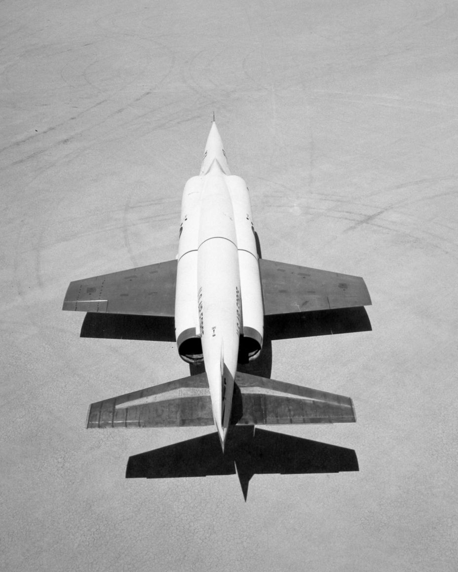 Douglas X-3 Stiletto vu de derrière