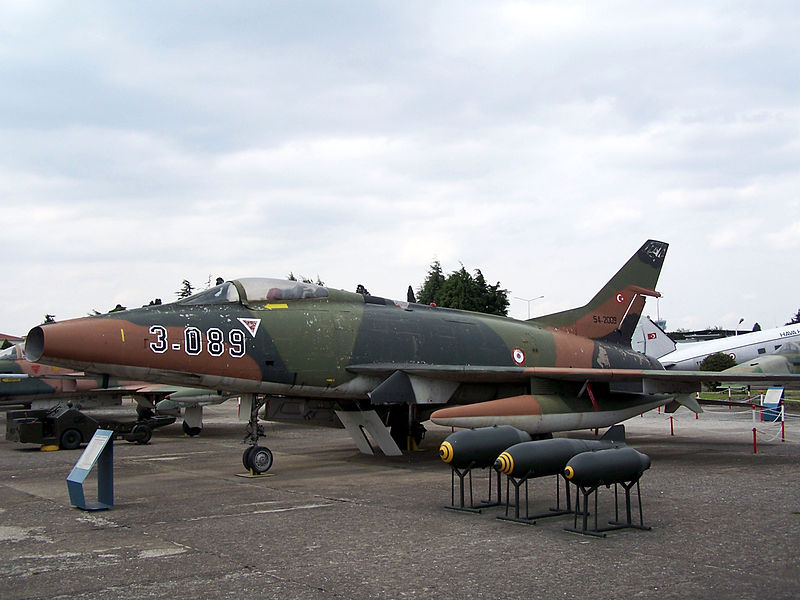 North American F-100D Super Sabre turc