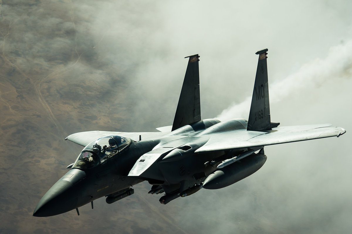 McDonnell Douglas F-15E Strike Eagle au-dessus de la Syrie
