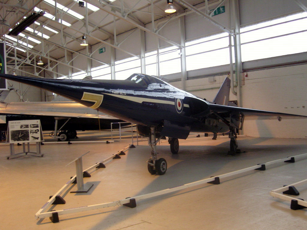 Fairey FD.2 exposé vu de l'avant