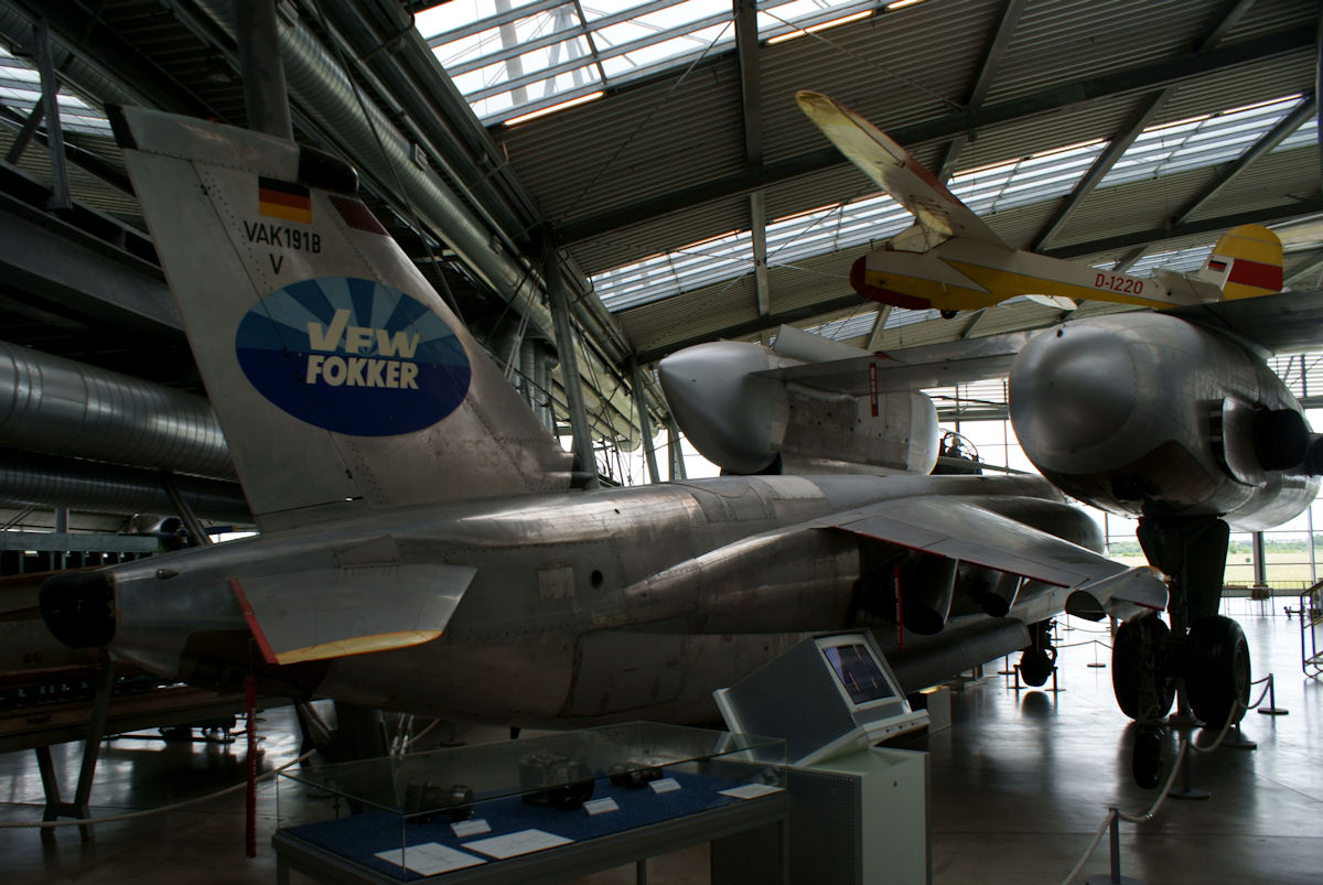 VFW-Fokker VAK-191 vu de l'arrière